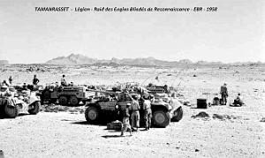 Tamanrasset - Legion - Raid Engins Blindes de Reconnaissance - EBR - 1958